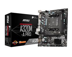 MB PC MSI A320M-A PRO DVI HDMI DDR4 (AM4)